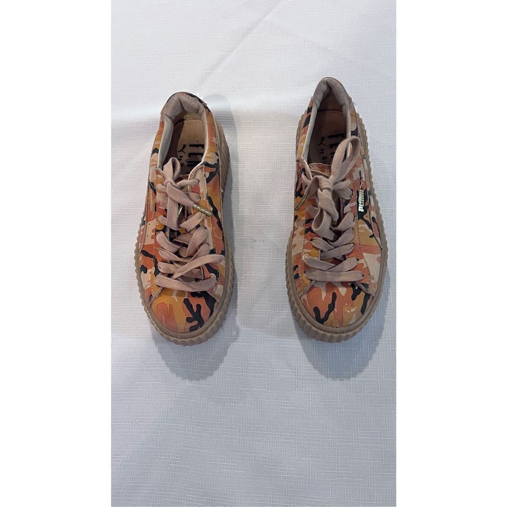 Puma FENTY BY RIHANNA CAMOUFLAGE LEATHER SNEAKERS WOMENS SIZE 6.5